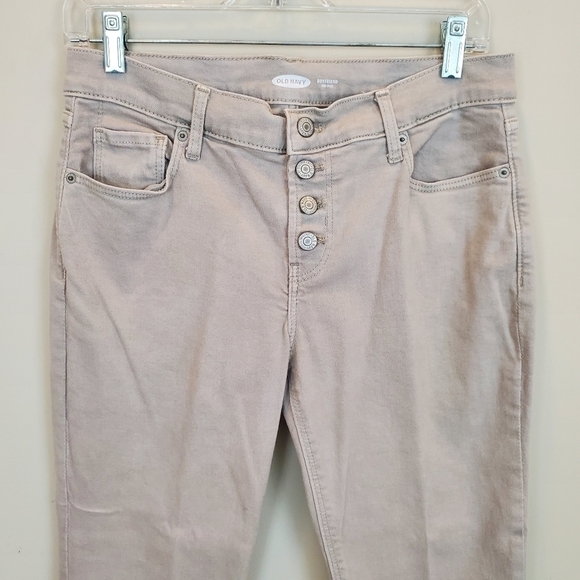 Old Navy Boyfriend mid-rise button fly jeans pants size 2 - Picture 8 of 11